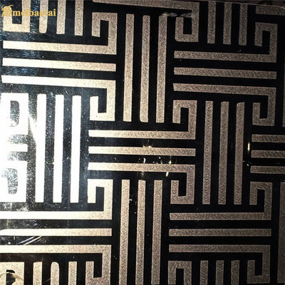 Хорошая цена Серебряным вытравленная зеркалом плита кабины лифта листа нержавеющей стали декоративная 4 фута онлайн