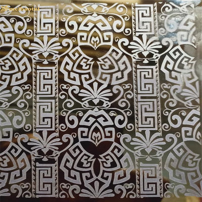 Лист нержавеющей стали марки 304 с зеркальной гравировкой 1219x2438 мм для отделки лифтов