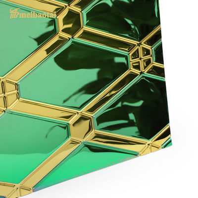 Хорошая цена Выбитая проштемпелеванная нержавеющая сталь покрывает материал длины SS304 3048mm онлайн