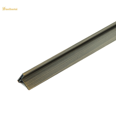 Стандарт отделки T10X2438mm ASTM античной нержавеющей стали медного цвета кафельный