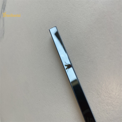 8K Black Finished Stainless Steel Tile Trim For Corner Metal Profile GB Standard