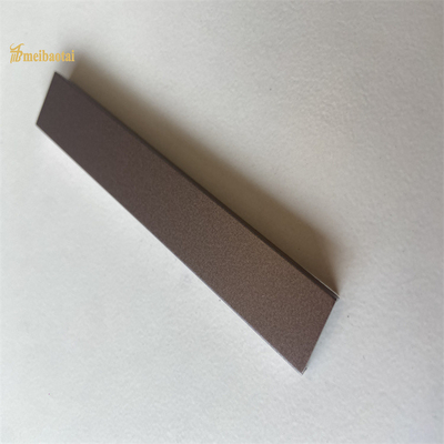 Sandblasted металл u отделки нержавеющей стали кафельный профилирует толщину 0.75mm