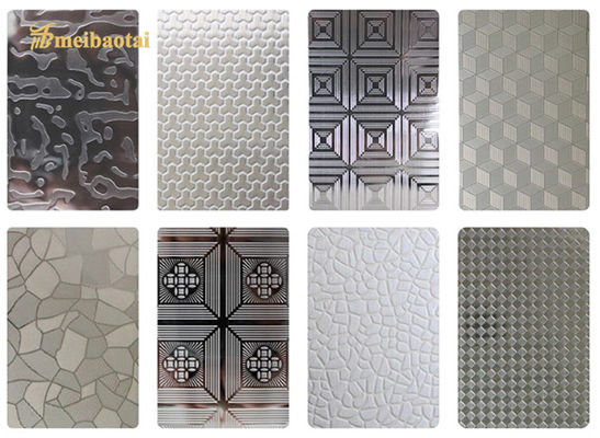 Хорошая цена Плоская форма 1,2 мм рельефная листовая из нержавеющей стали SS декоративная пластина онлайн