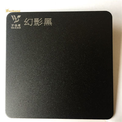 Хорошая цена Sandblasted черная декоративная форма листа нержавеющей стали 0.55mm плоская онлайн