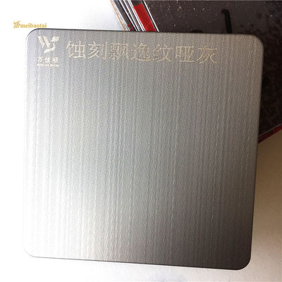 Хорошая цена ASTM Standard 304 Grade Grey Etched Pattern Decorative Plate из нержавеющей стали и выгравированный лист из нержавеющей стали онлайн