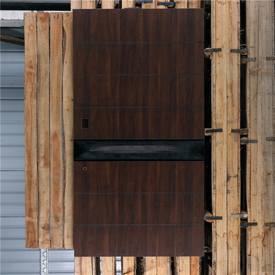 Imitation Wood Grain Laminate Stainless Steel Sheet Door Decoration 4X8FT