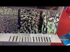 Зеркальная плита Водная волна Нержавеющая сталь для потолка